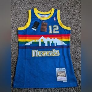 NWT Mitchell & Ness Denver Nuggets 87-88 Fat Lever Swingman Jersey Men's S